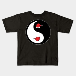 Christmas Yin-Yang Kids T-Shirt